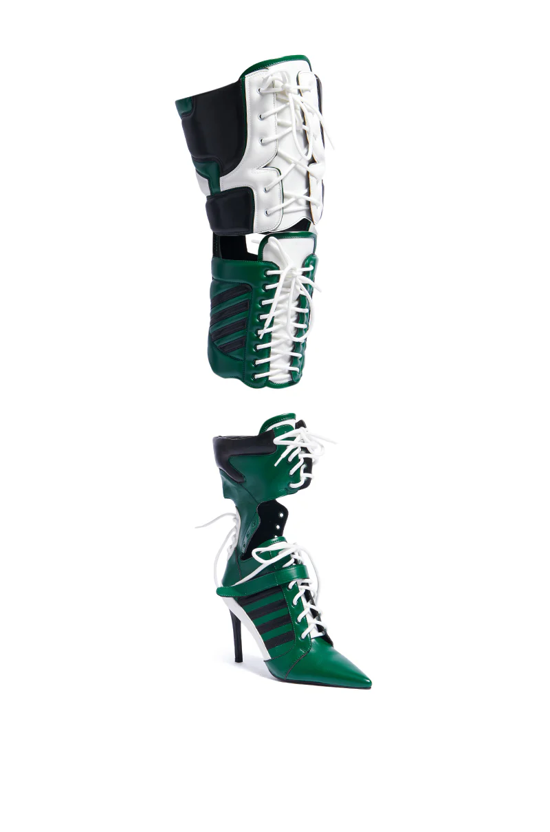 AZALEA WANG KANEY GREEN SPORT 2-1 BOOT - Image 3