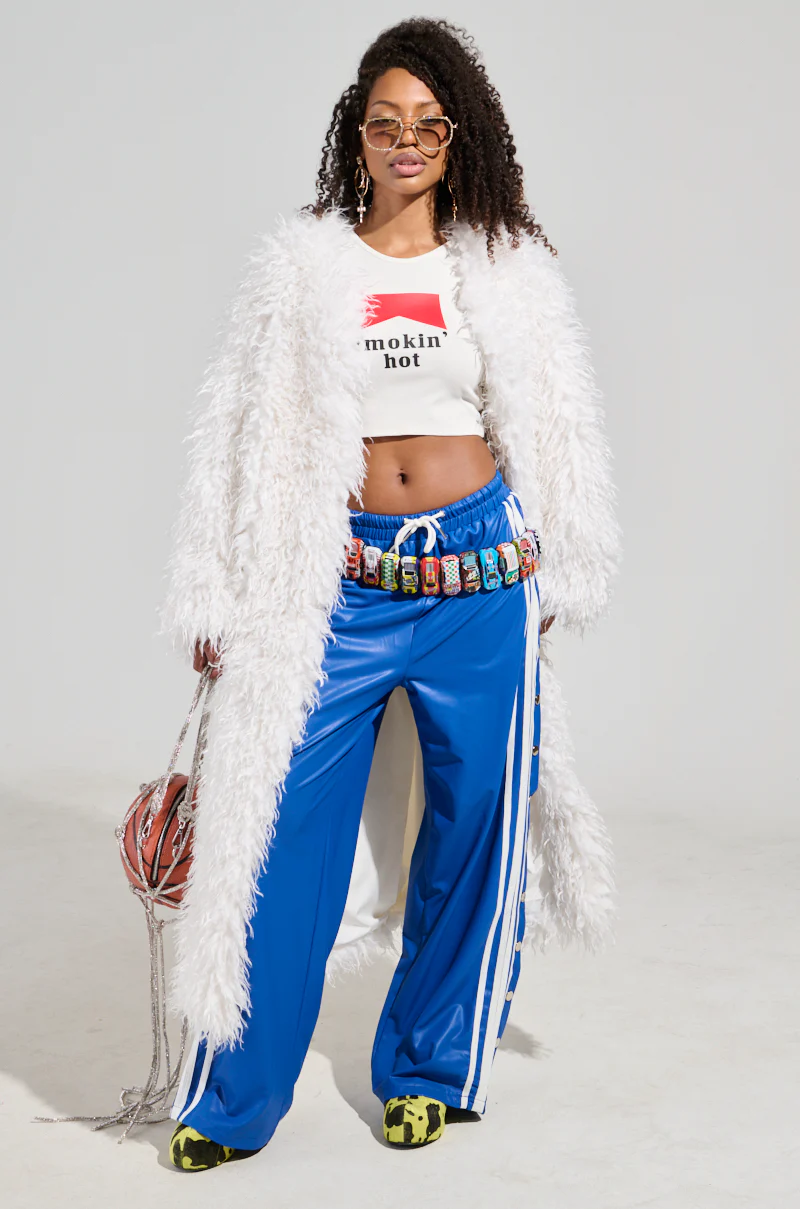 INA MOHAIR FUR TRENCH - Image 4