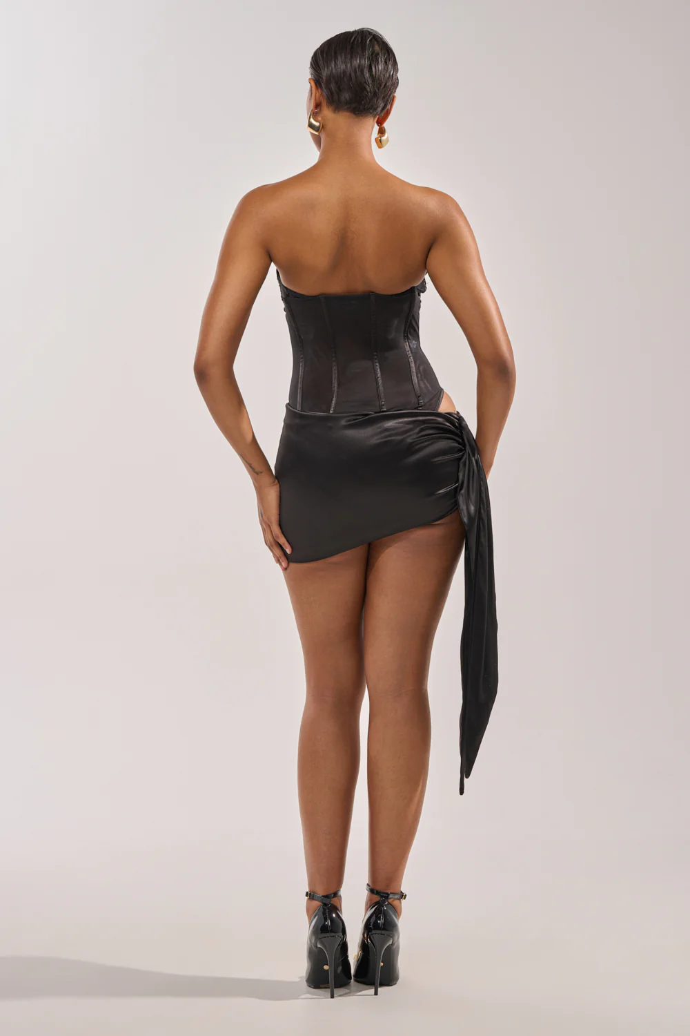 KISS ME SOFT HIP SLIT MINI DRESS - Image 6