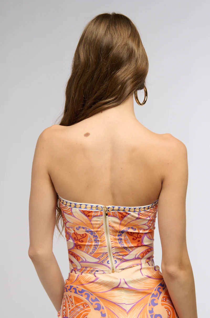 MEET AT SUNSET CORSET AND MIDI SKIRT MATCHING SET - Image 7
